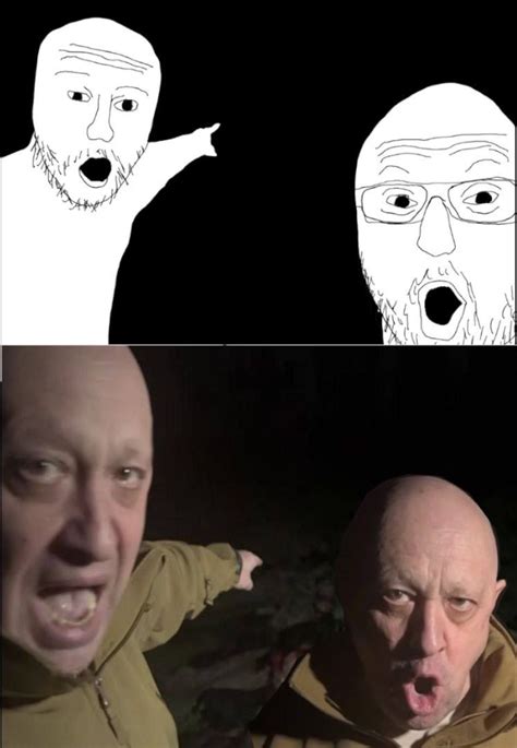 Prigozhin Pointing wojak | Prigozhin Pointing | Know Your Meme