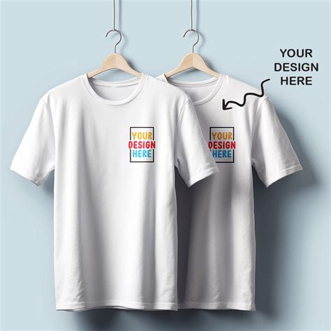 Personalized White Round Neck T-Shirt for Corporate Gifting – The ...
