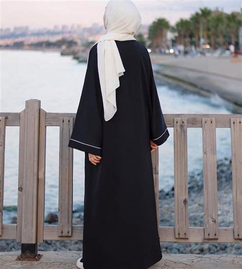 AASIA FRONT OPEN ABAYA | BLACK