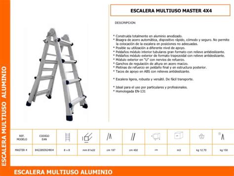 ESCALERA AL. MULTIUSOS 4 x 4 01-820-544 – Torchapa