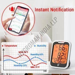 Bluetooth Digital Thermo Hygrometer Exporter, Supplier from Mumbai