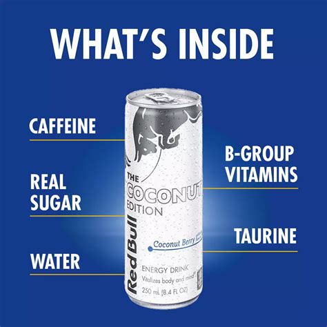 Red Bull Coconut Edition Coconut Berry Energy Drink 4 pk Cans - Shop ...