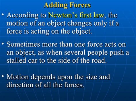 Unbalanced Forces Cause Motion | PPT | Physics | Science