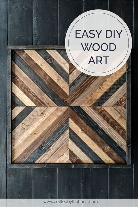 Make this easy diy wood wall art today – Artofit
