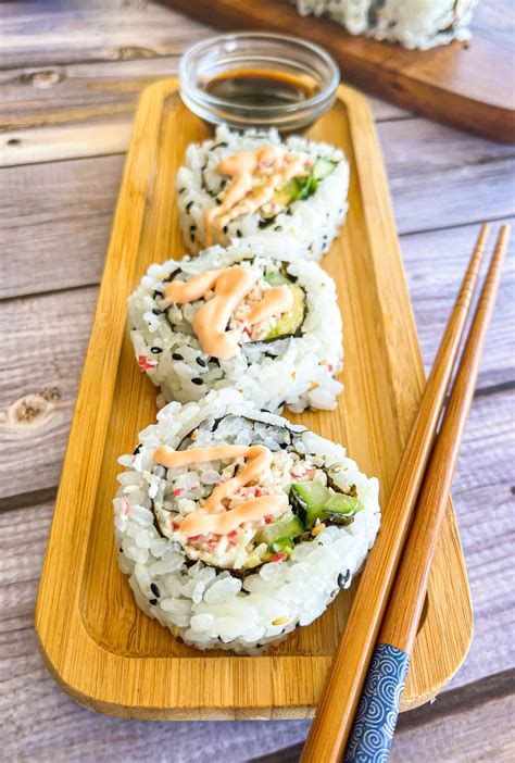 Crab Stick Sushi Roll