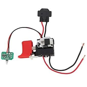 Excluzo Set of 2 Red Push Button Electric Drill Switch, Easy ...