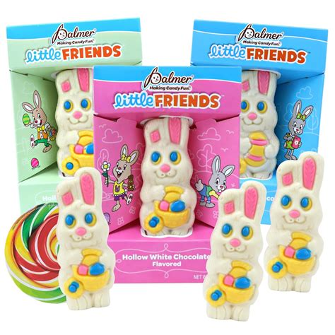 Amazon.com : White Chocolate Flavored Easter Bunnies, Individually ...