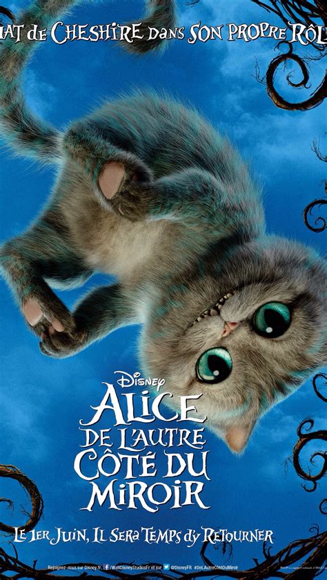 《爱丽丝梦游仙境2镜中世界》海报 柴郡猫萌… - 堆糖，美图壁纸兴趣社区