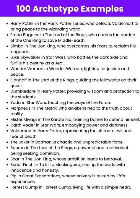 Image result for Archetype Examples