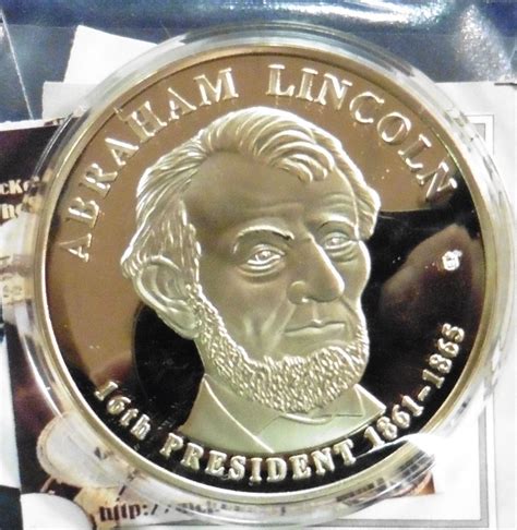 2009 "Presidential Dollar Trials - Abraham Lincoln Trial Coin. Material ...