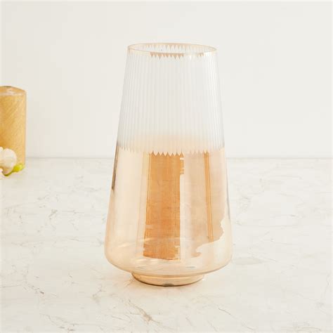 Buy Fiesta Etched Tapered Vase from Home Centre at just INR 1199.0