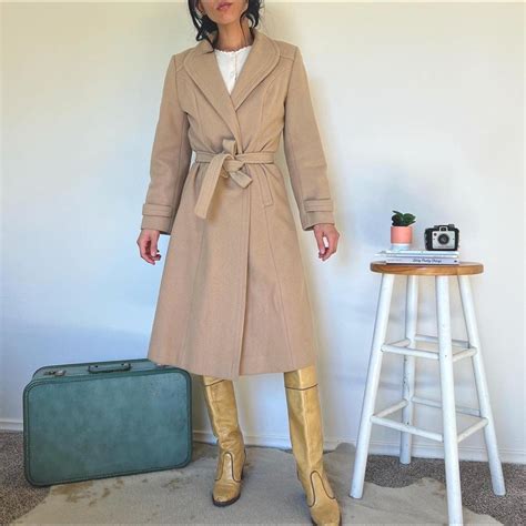 Women's Tan Coat | Depop