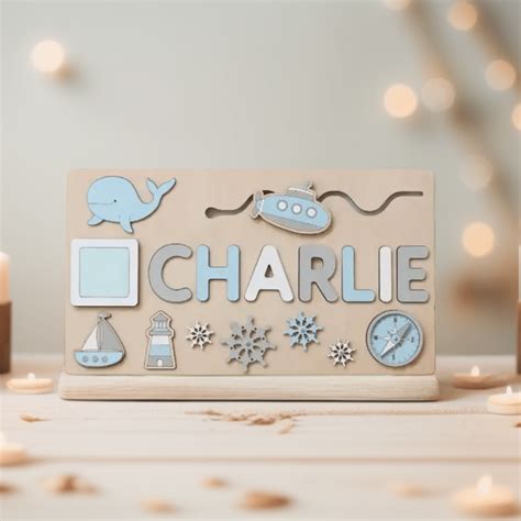 Personalized Name Puzzle - Custom Made for Your Child – The Montessori Toys