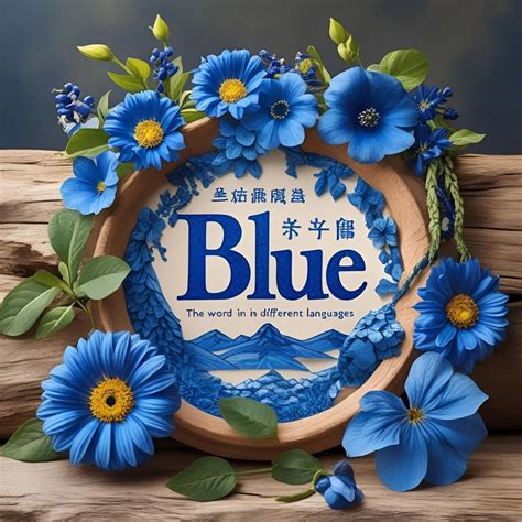 The Word Blue in Different Languages