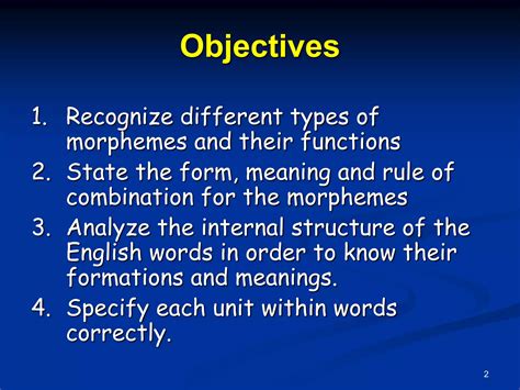 Morphemes & Types of morphemes | PPT