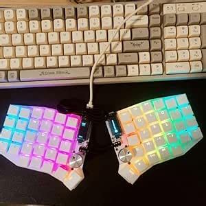 Amazon.in: Buy Lancemates Ergonomic 58-Key Split Mechanical Keyboard ...