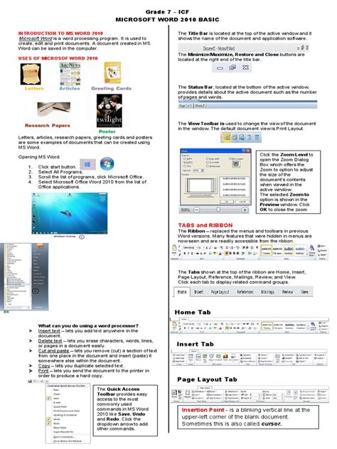 Image result for Word 2010 Tutorial