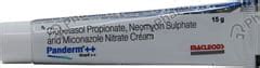 Panderm Plus Plus Tube Of 15gm Cream: Uses, Side Effects, Price ...
