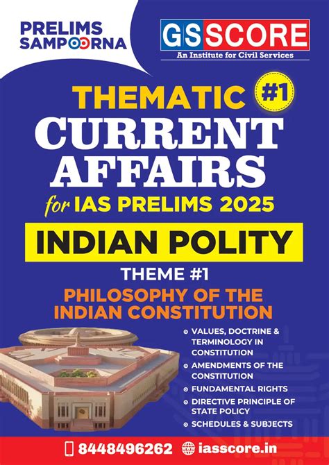 Thematic Current Affairs-1 Polity -Theme-1 -(Philosophy of the Indian ...