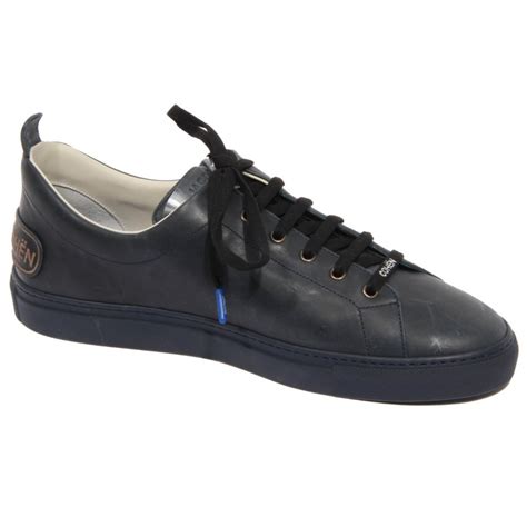 H0592 sneaker uomo JACOB COHEN GARRETT man vintage effect leather shoe ...