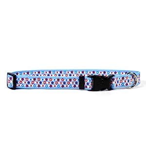 Buy Yellow Dog Design Stars and Stripes Dog Collar with Tag-A-Long ID ...
