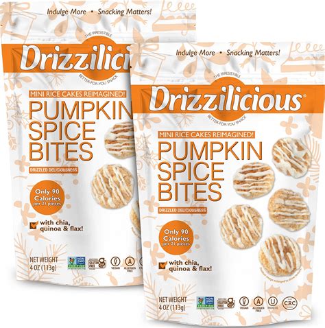 Amazon.com: Drizzilicious Mini Rice Cakes - Rice Crisps, Healthy Snack ...