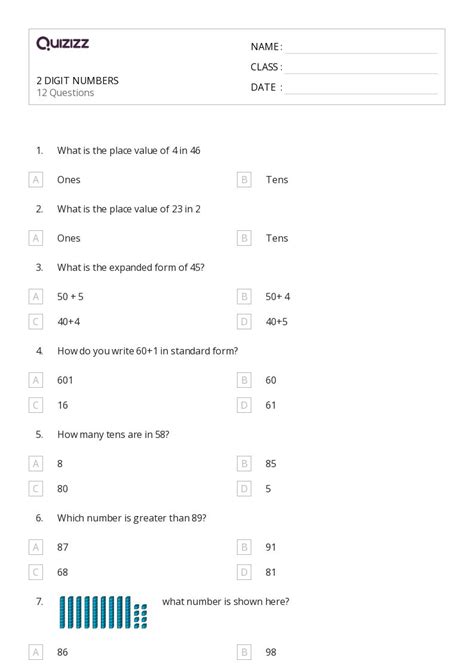 50+ Division with Multi-Digit Numbers worksheets for 2nd Class on ...