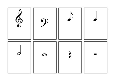 Music Notation Flashcards Printable - Printable Calendars AT A GLANCE