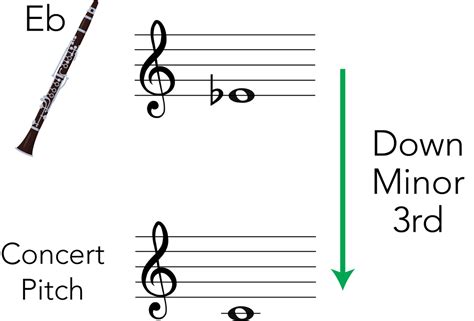 How to Transpose for EB Instruments 的图像结果
