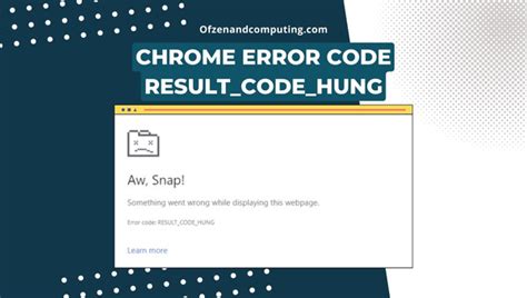 Rezultat imagine pentru Result Code Hung Fix
