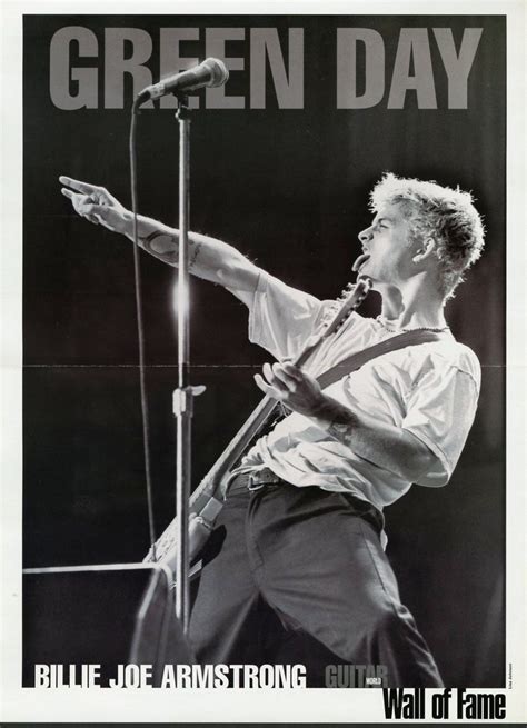 Vintage Billie Joe Armstrong Poster - Green Day - Punk Rock Poster ...