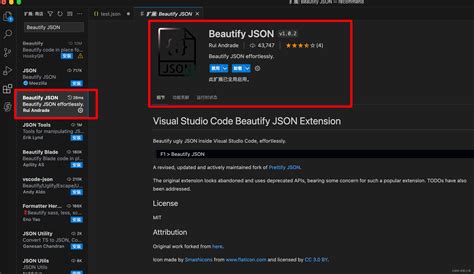 How to Format JSON Code in vs Code 的图像结果