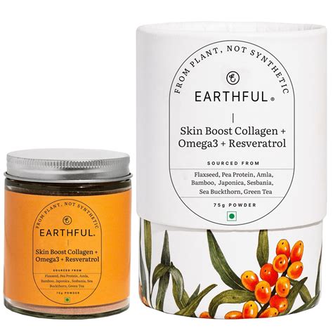 Earthful Collagen Supplement for Women and Men with Biotin & Omega 3 ...