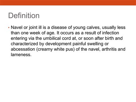 Cure For Joint Ill In Calves: 3 Steps To Recovery