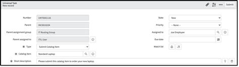 Image result for Universal Request ServiceNow