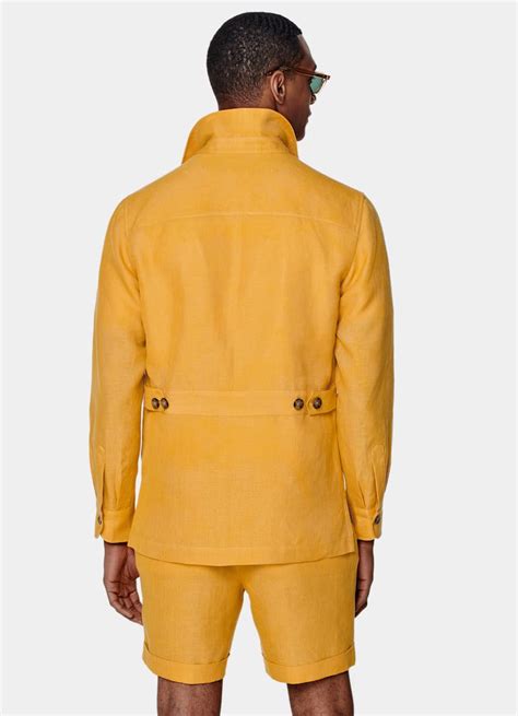 Yellow Casual Set in Pure Linen | SUITSUPPLY