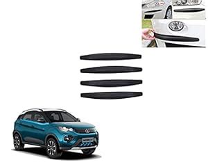 GE Car Bumper Protector Corner for Tata Nexon EV (4 Pcs.) 41x06x01 cm ...