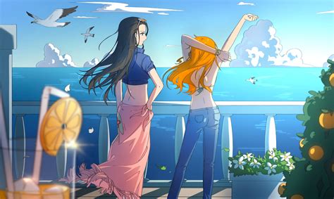 One Piece Nami And Robin Wallpaper at Melvin Slater blog