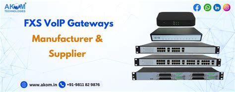 FXS VoIP Gateways Manufacturer and Supplier