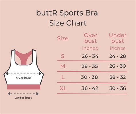 Size Chart Sports Bra – Kosha Yoga Co.