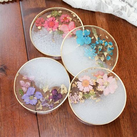 Image result for Resin Flower Coaster Tutorials