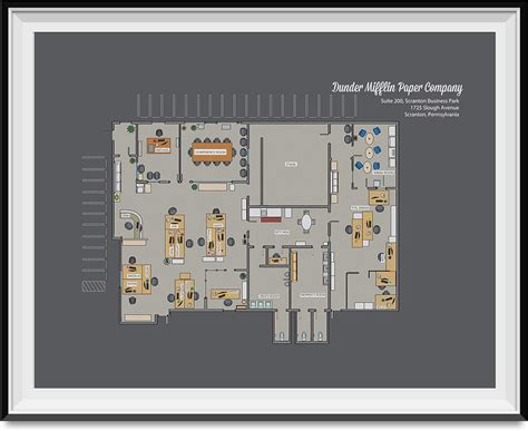 Dunder Mifflin Floor Plan