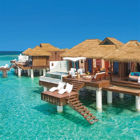 First impression of overwater bungalows at sandals south coast jamaica ...