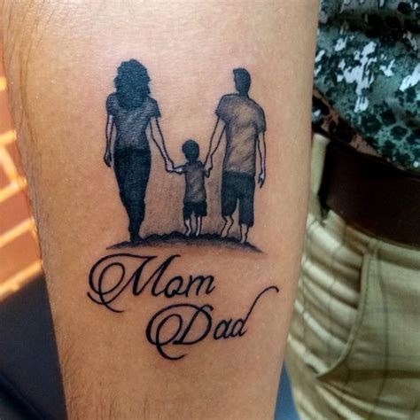 tattoo designs on hand mom dad