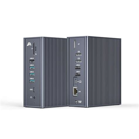 USB C Docking Station Dual Monitor, 15 in 1 USB C Dock Dual HDMI ...