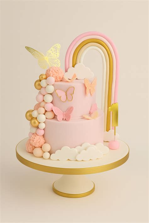 Rainbow Butterfly Birthday Cake – CAKE O CLOCKS