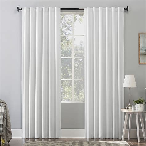 Sun Zero 108-in Pearl Blackout Standard Lined Back Tab Single Curtain ...