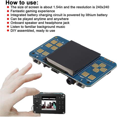 For Raspberry Pi Zero Zero 2W Pi0 Game Kit 1.54in | Ubuy India