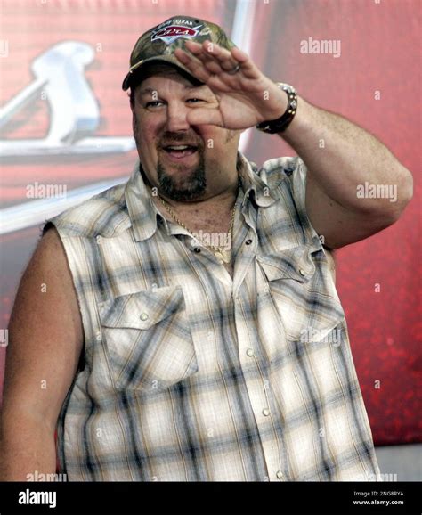 Dan Whitney, better known as Larry The Cable Guy, arrives for the ...