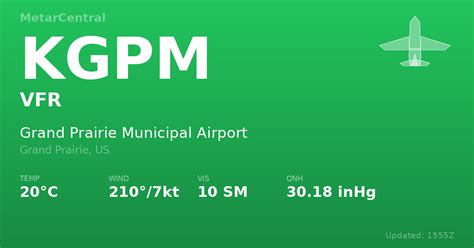 KGPM Weather | VFR - Grand Prairie Municipal Airport | METAR & TAF